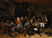 Jan Steen A company celebrating the birthday of Prince William III, 14 November 1660 Sweden oil painting artist